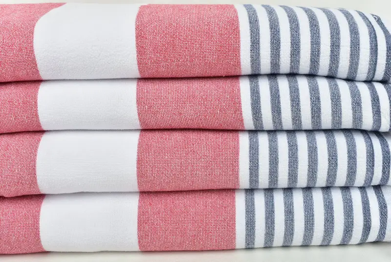 Wedding Day Gift For Bride, 68x36 Cotton Striped Terry Towel, Scarf Towel, Turkish beach towel, Custom Wedding Gift, Bachelorette Gifts, Gym Towel - 2