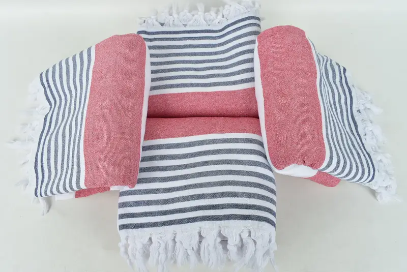 Wedding Day Gift For Bride, 68x36 Cotton Striped Terry Towel, Scarf Towel, Turkish beach towel, Custom Wedding Gift, Bachelorette Gifts, Gym Towel - 6