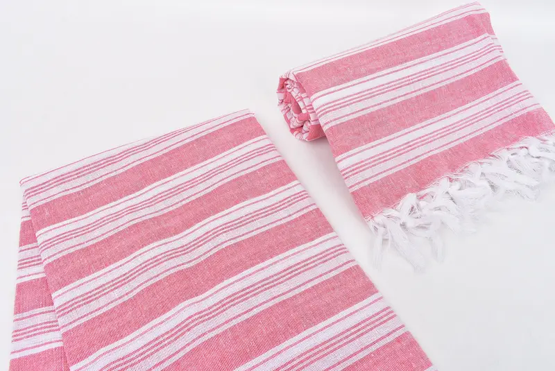 Gift For The Home Decor, Organic Turkish towel, Gifts For Him, Travel Towel, Fouta towel, 70x40 Cotton Striped Towel, Holiday Towel, Custom Gifts - 7