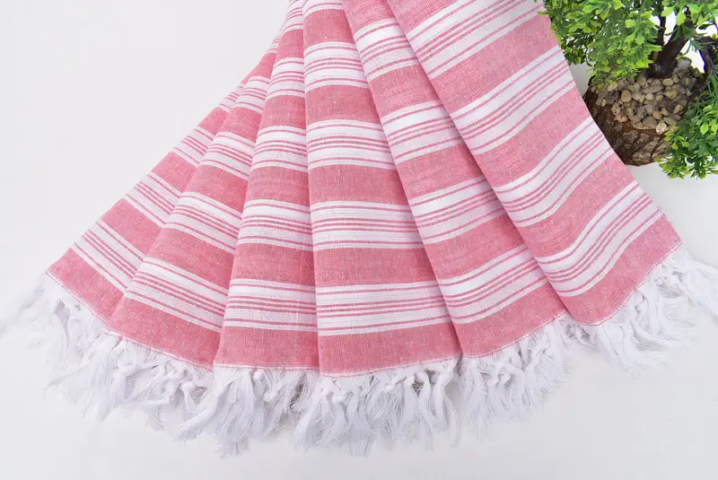 Gift For The Home Decor, Organic Turkish towel, Gifts For Him, Travel Towel, Fouta towel, 70x40 Cotton Striped Towel, Holiday Towel, Custom Gifts - 4