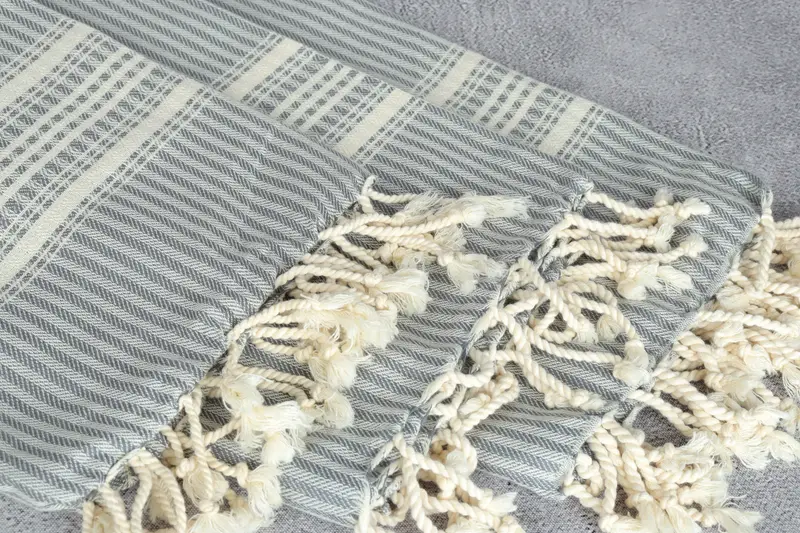 Bachelorette Party Favors, Embroidered Beach Towel, Turkish beach towel, 68x38 Cotton Striped Towel, Bachelorette Party Favors Beach, Cotton towel - 5