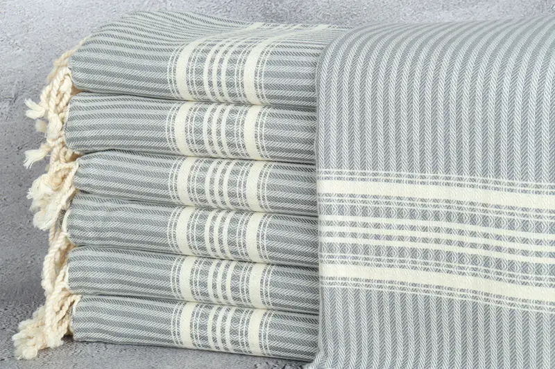 Bachelorette Party Favors, Embroidered Beach Towel, Turkish beach towel, 68x38 Cotton Striped Towel, Bachelorette Party Favors Beach, Cotton towel - 1