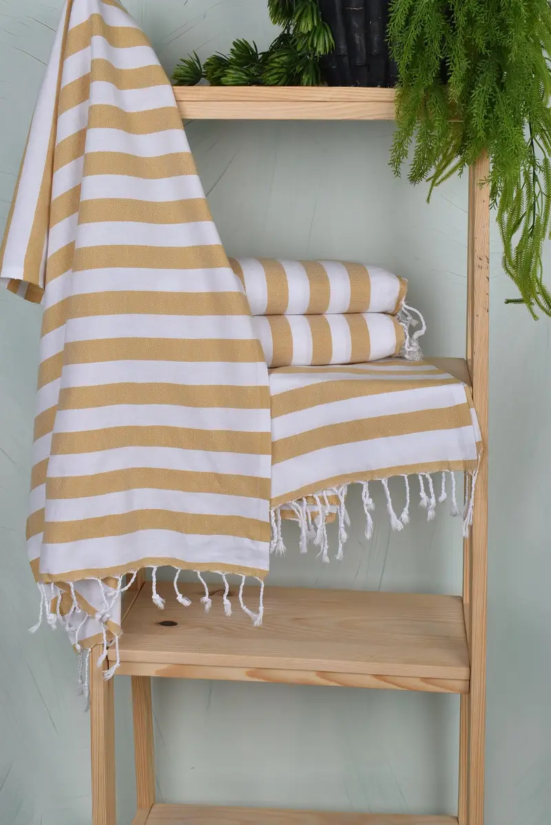 Turkish Hand Towel, Bachelorette Towel, Gifts For Him, Personalized Hand Towel, Monogram Hand Towel, 44x20 Cotton Striped Towel, Engagement Gift - 6