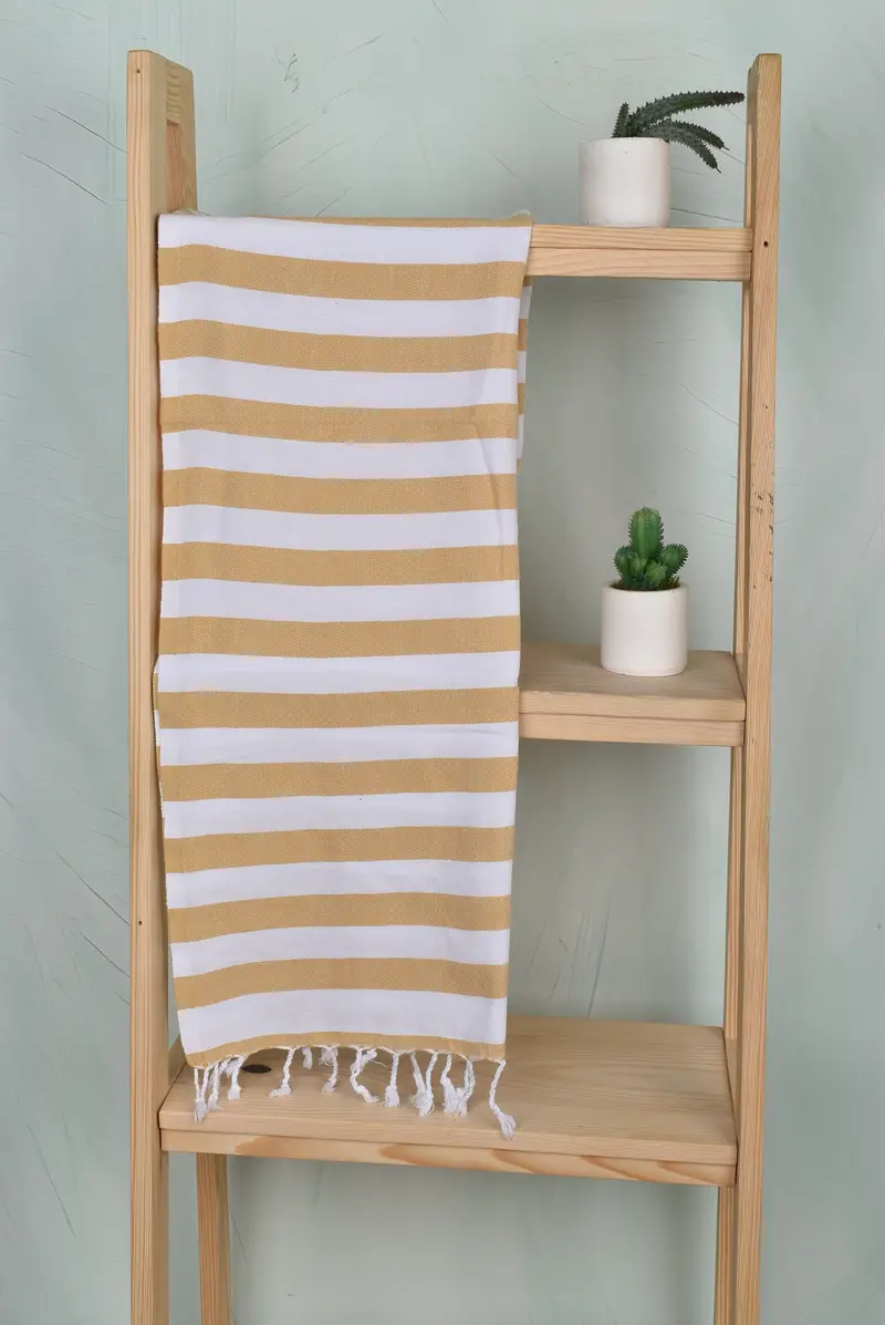 Turkish Hand Towel, Bachelorette Towel, Gifts For Him, Personalized Hand Towel, Monogram Hand Towel, 44x20 Cotton Striped Towel, Engagement Gift - 8