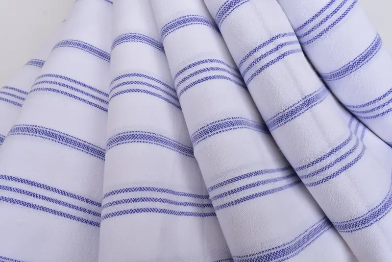 Gift For Wedding Day, Wedding Favors, Personalize Gift, Handmade Gift, Monogrammed Hand Towel, Kitchen Towel, Xmas Gifts, 40x24 Cotton Striped Towel - 5