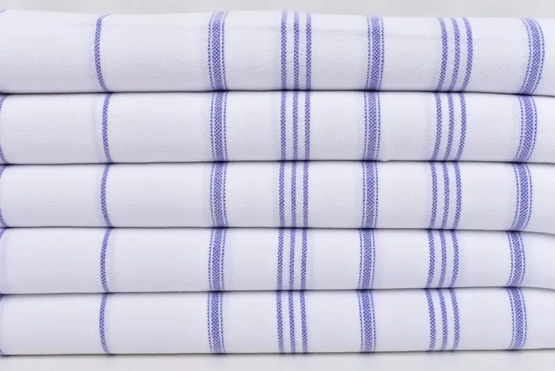 Gift For Wedding Day, Wedding Favors, Personalize Gift, Handmade Gift, Monogrammed Hand Towel, Kitchen Towel, Xmas Gifts, 40x24 Cotton Striped Towel - 2