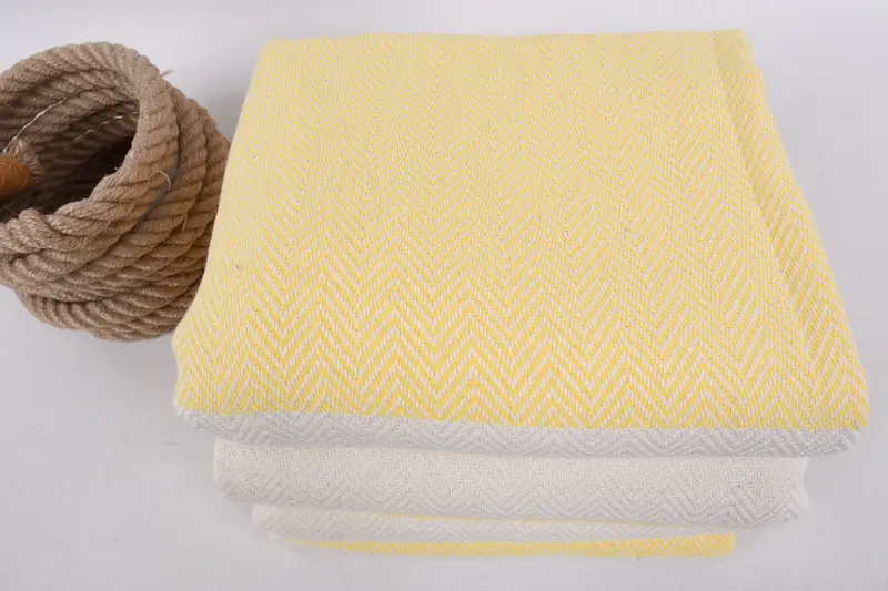 Lightweight towel, Valentines Day Gift, Wedding Hand Made Gift, 70x40 Cotton Herringbone Towel, Monogram Beach Towel, Turkish beach towel - 4