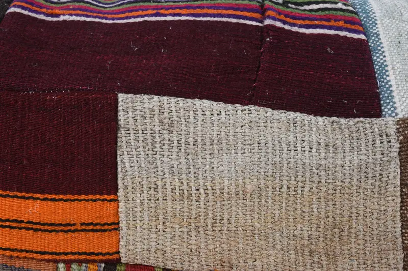 Handmade Kilim Cushion, 16x48 Brown Pillow Sham, One Of A Kind Pillow Cover, Boho Pillow, Pillow Case, Boho Pillow Sham Cover - 3