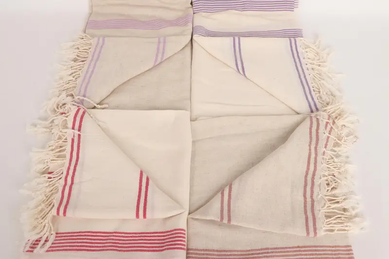 Custom Gift, Home Decor Gifts, Luxury Turkish beach towel for summer vacation, Sand-free towel, Wedding For Favor, 80x36 Cotton Striped Towel - 4