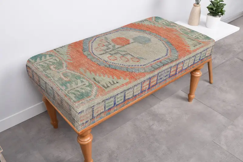 Modern İskandinav Osmanlı Kanepe, Kilimden Esinlenen Desenli Modüler Osmanlı