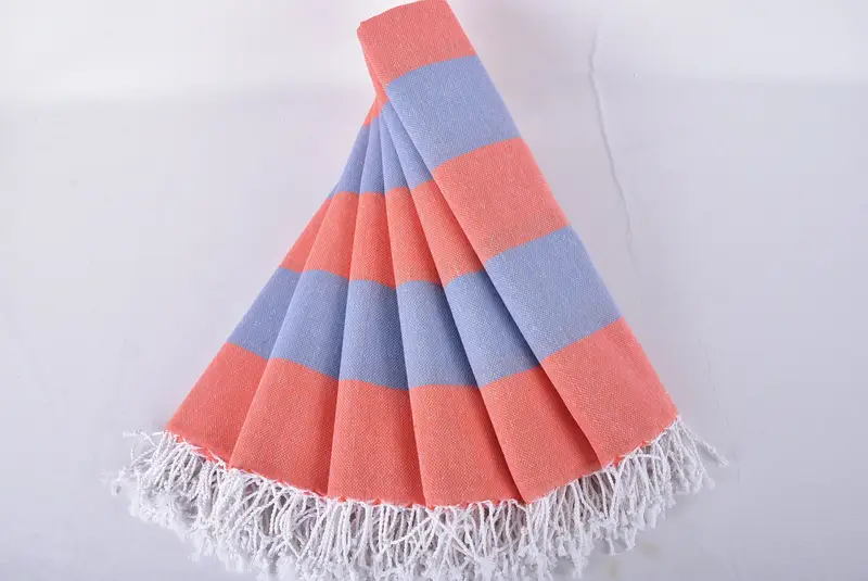 Custom Gift, Gym Towel, Organic Turkish towel, Bridesmaid Gift, Family Gift Basket, 70x40 Cotton Striped Towel, Summer Gift Ideas, Embroidery Towels - 4