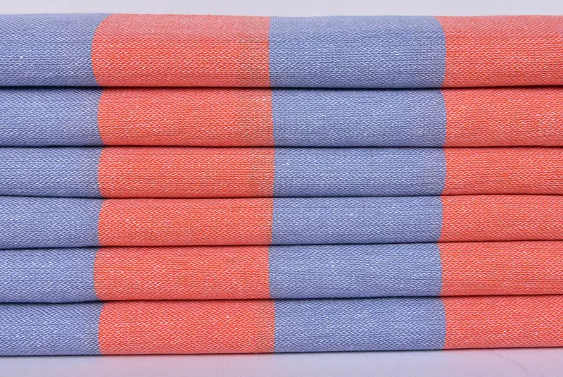 Custom Gift, Gym Towel, Organic Turkish towel, Bridesmaid Gift, Family Gift Basket, 70x40 Cotton Striped Towel, Summer Gift Ideas, Embroidery Towels - 2