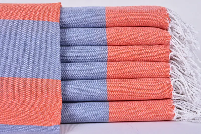 Custom Gift, Gym Towel, Organic Turkish towel, Bridesmaid Gift, Family Gift Basket, 70x40 Cotton Striped Towel, Summer Gift Ideas, Embroidery Towels - 1