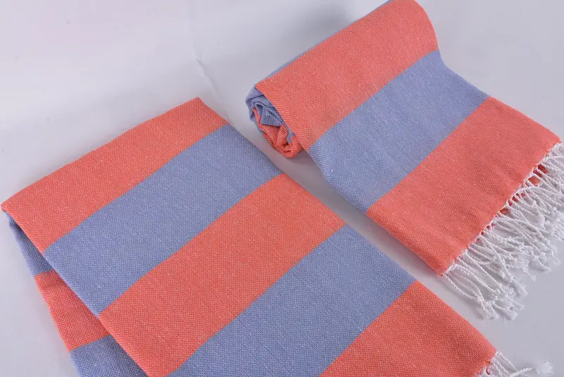 Custom Gift, Gym Towel, Organic Turkish towel, Bridesmaid Gift, Family Gift Basket, 70x40 Cotton Striped Towel, Summer Gift Ideas, Embroidery Towels - 7