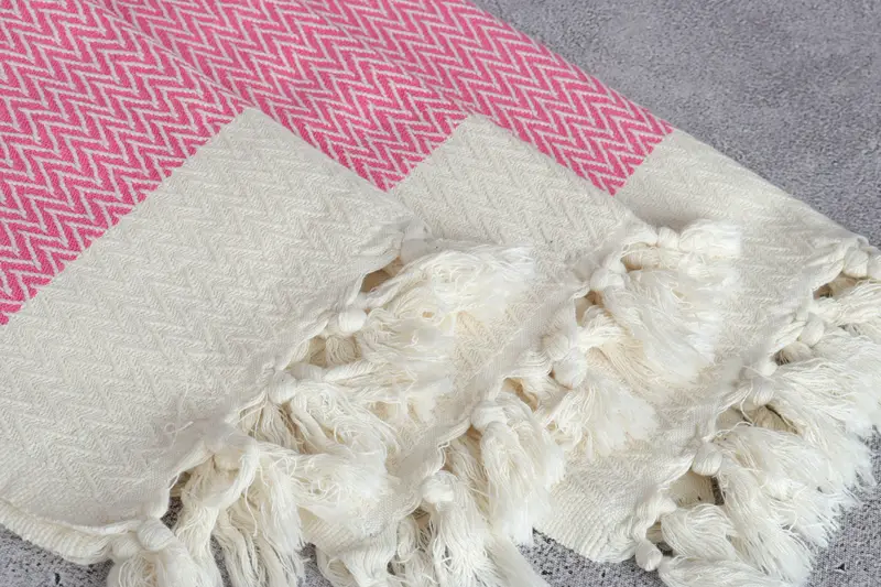 Grandma Gift, Monogram Hand Towel, Guest Towel, 34x18 Cotton Zigzag Design Towel, Kitchen Towel, Bachelorette Towel, Monogram Kitchen Towel - 5