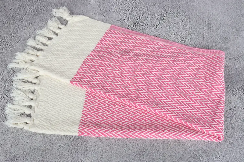 Grandma Gift, Monogram Hand Towel, Guest Towel, 34x18 Cotton Zigzag Design Towel, Kitchen Towel, Bachelorette Towel, Monogram Kitchen Towel - 6