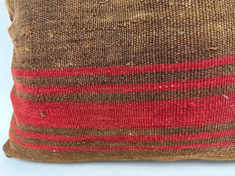 Kilim Pillow, Cushion Cover, 20x28 Orange Pillow Sham, Cozy Throw Pillow Cover, Home Decor Pillow, Vintage Pillow, Tribal Pillow Case - 2