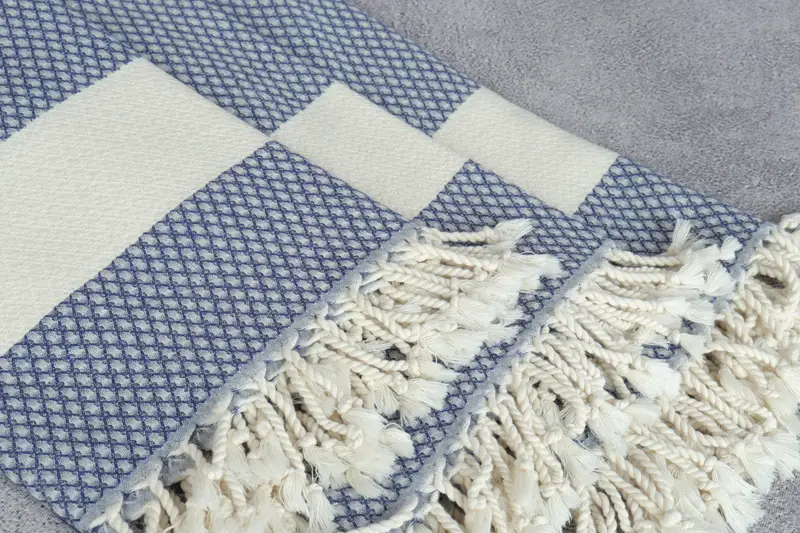 Valentines Day Gift For Him, Travel Towel, Beach Size Towel, Custom Wedding Gift, 68x36 Cotton Geometric Towel, Home Decor Gifts, Soft towel - 5