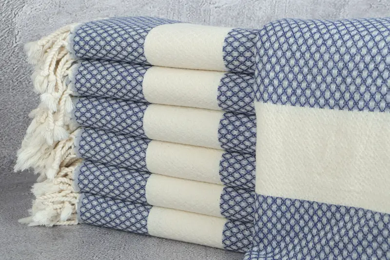 Valentines Day Gift For Him, Travel Towel, Beach Size Towel, Custom Wedding Gift, 68x36 Cotton Geometric Towel, Home Decor Gifts, Soft towel - 1