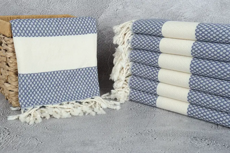 Valentines Day Gift For Him, Travel Towel, Beach Size Towel, Custom Wedding Gift, 68x36 Cotton Geometric Towel, Home Decor Gifts, Soft towel - 3