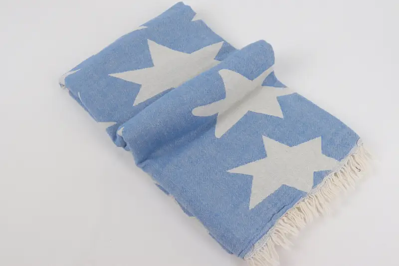 68x36 Cotton Star Design Towel, Customized Towels, Turkish bath towel for spa, Cotton towel, Bachelor Bachelorette Party Favors, Personalized Gifts - 7