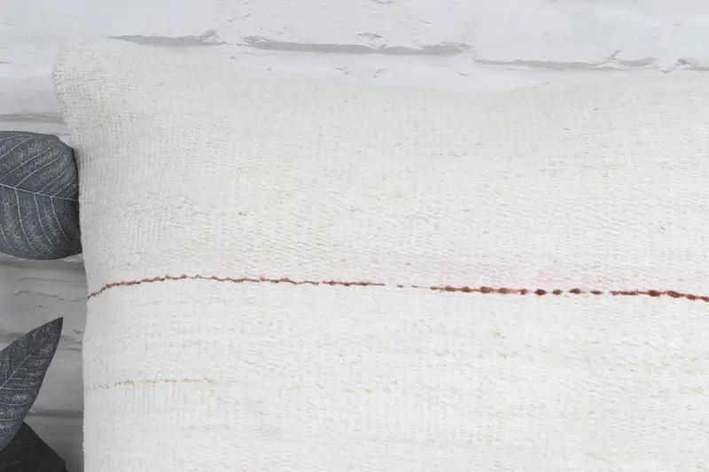 Decorative Throw Cushion Cover, Pillow Case, Ethnical Kilim Rug Pillow, Vintage Pillow, 22x22 White Pillow, Antique Pillows - 2