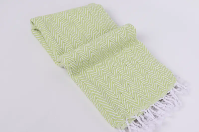 Thin towel, Gym Towel, Organic Turkish towel, Custom Wedding Gifts, Best Friend Christmas Gift, 68x40 Cotton Zig zag Towel, Peshtemal Towel USA - 6