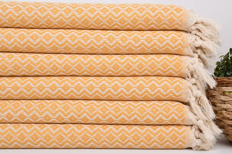 Personalized Dish Towel, Turkish Towel Hand Towel, 36x18 Cotton Diamond Towel, Spa Towel, Boyfriend Gift, Boyfriend Christmas Gift, Wedding Favors - 2