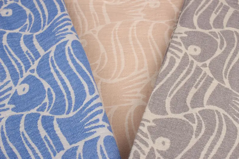 Quick-dry travel peshtemal towel, 70x36 Cotton Fish Design Towel, Lightweight towel, Bridal Shower Favor, Gift For Her, Gym Towel, Absorbent towel - 3
