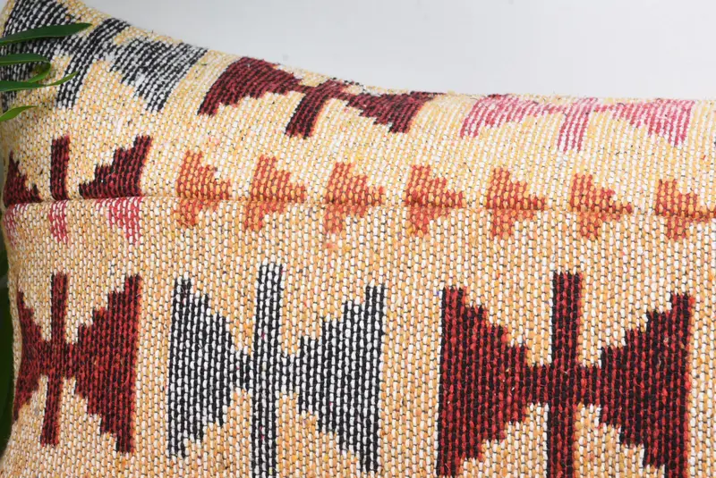 16x43 Beige Cushion Cover, Pillow, Vintage Pillow, Turkish Pillow, Nomadic Cushion Case, Kilim Pillow Cover, Pastel Cushion Case - 2