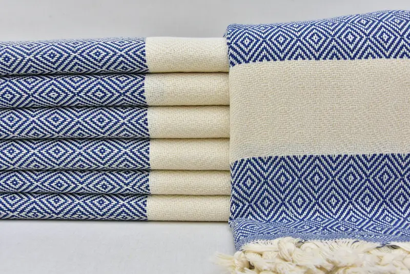 Turkish Hand Towel, Monogrammed Hand Towel, Monogram Hand Towel, Personalized Wedding Gift For Couple, Handmade Gift, 36x20 Cotton Diamond Towel - 5