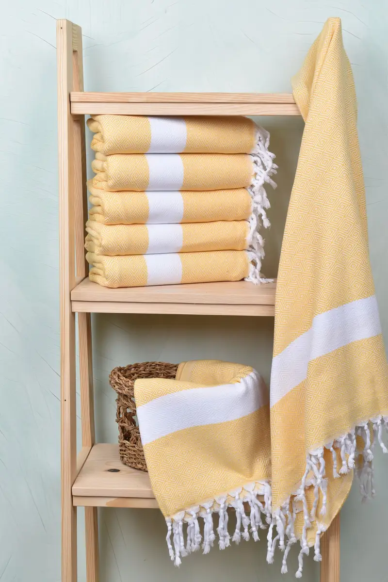 Turkish Bath Towel USA, Personalized Gifts, Home Gift, 70x40 Cotton Diamond Towel, Luxury towel, Personalized Towel Gift, Peshtemal Towel - 3