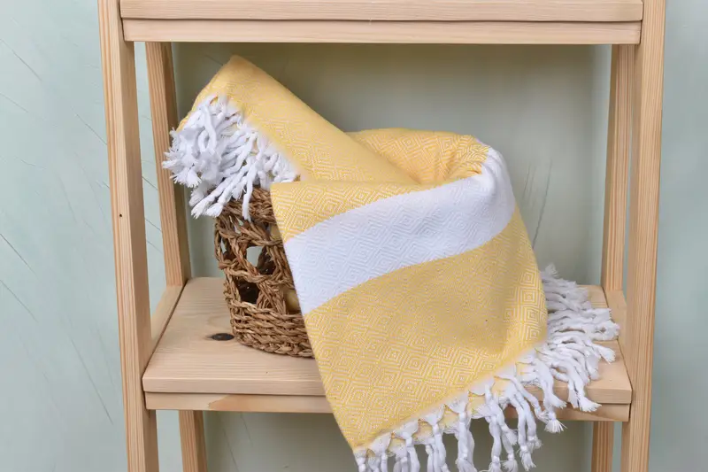 Turkish Bath Towel USA, Personalized Gifts, Home Gift, 70x40 Cotton Diamond Towel, Luxury towel, Personalized Towel Gift, Peshtemal Towel - 4