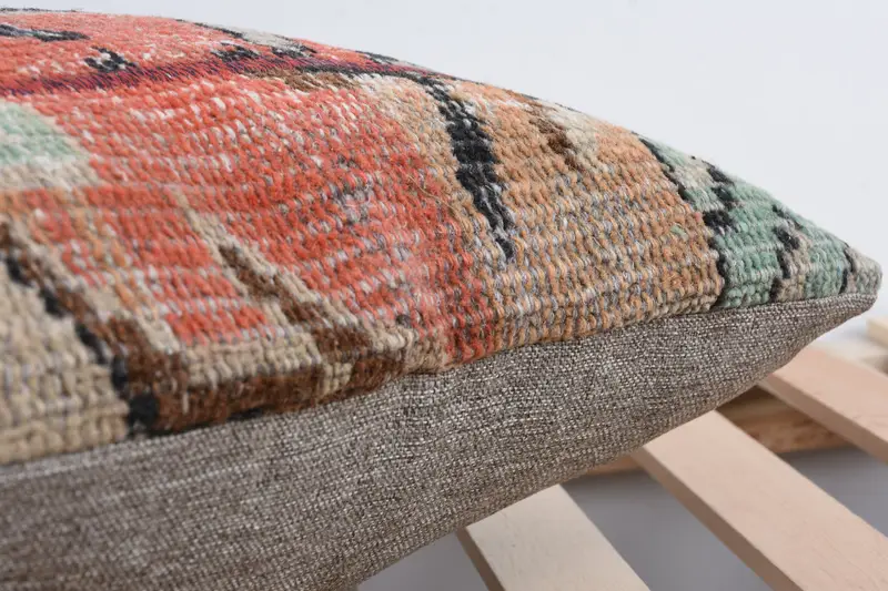 Luxury Pillow Cover, Pillow for Couch, Outdoor Throw Cushion Case, Kilim Pillow Cover, 18x18 Beige Pillow Cover, Cushion Cover, Throw Kilim Pillow - 7