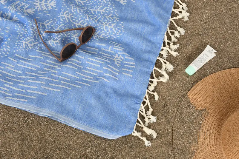 Sand-free towel, Family Gift, Bulk Order Towel, Beach Size Towel, Embroidered Towel, 68x40 Cotton Mountain Design Towel, Custom Wedding Gifts - 7