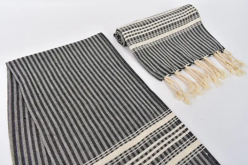 40x18 Cotton Striped Towel, Personalized Gifts, Personalized Gift, Personalized Hand Towel, Custom Name Towel, Memorial Gift, Bridal Shower Gift - 7