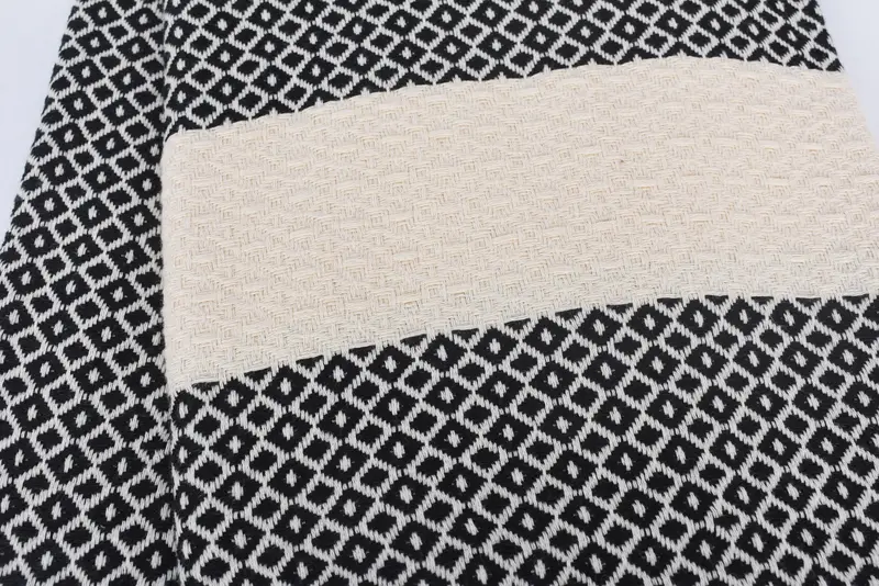 Peshtemal beach towel with unique design, Memorial Gift, Bath towel, Gifts For Him, 70x40 Cotton Geometric Towel, Absorbent Turkish towel - 4