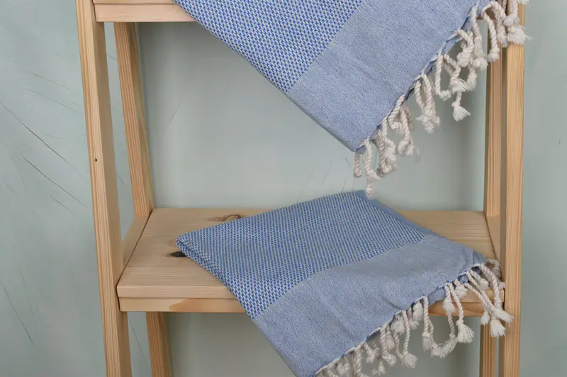 Turkish Towel Hand Towel, Housewarming Gift, Small Bath Towels, Turkish Tea Towel, 44x24 Cotton Polka Dot Towel, Gym Towel, Bride Gift, Summer Towel - 5