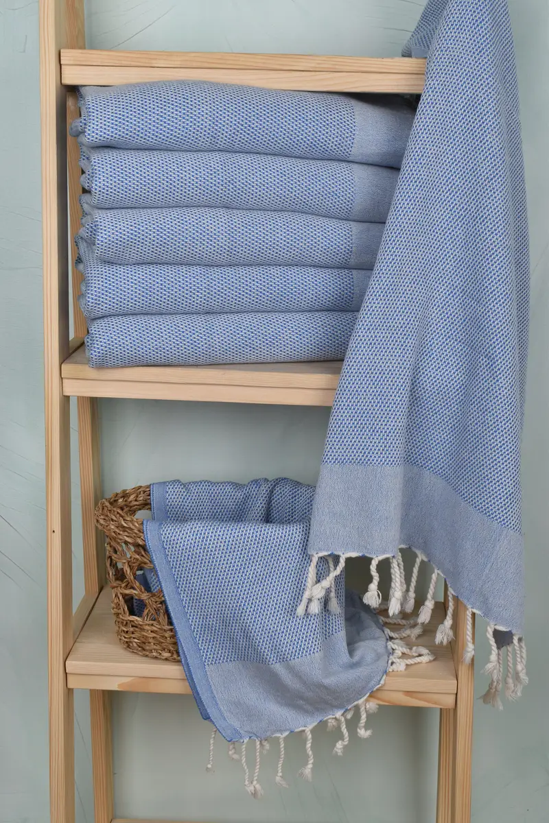 Turkish Towel Hand Towel, Housewarming Gift, Small Bath Towels, Turkish Tea Towel, 44x24 Cotton Polka Dot Towel, Gym Towel, Bride Gift, Summer Towel - 3
