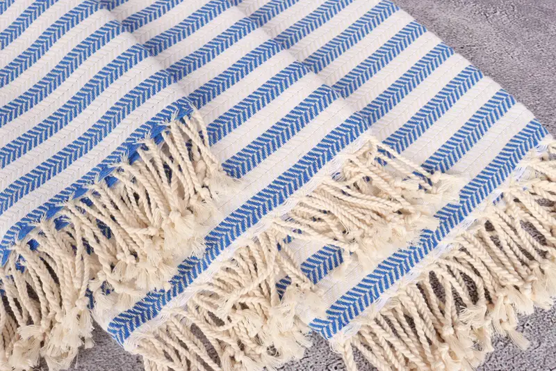 Monogram Turkish Towel, Customized Turkish Towel, Gift For Her, 70x40 Cotton Herringbone Towel, Bachelorette Party Decorations, Bridal Shower Favor - 5