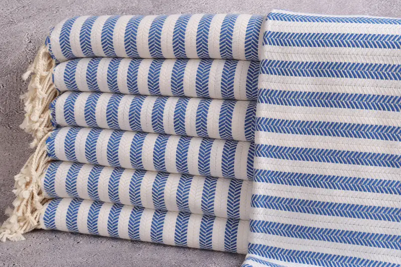 Monogram Turkish Towel, Customized Turkish Towel, Gift For Her, 70x40 Cotton Herringbone Towel, Bachelorette Party Decorations, Bridal Shower Favor - 1