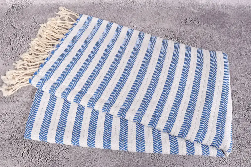 Monogram Turkish Towel, Customized Turkish Towel, Gift For Her, 70x40 Cotton Herringbone Towel, Bachelorette Party Decorations, Bridal Shower Favor - 6