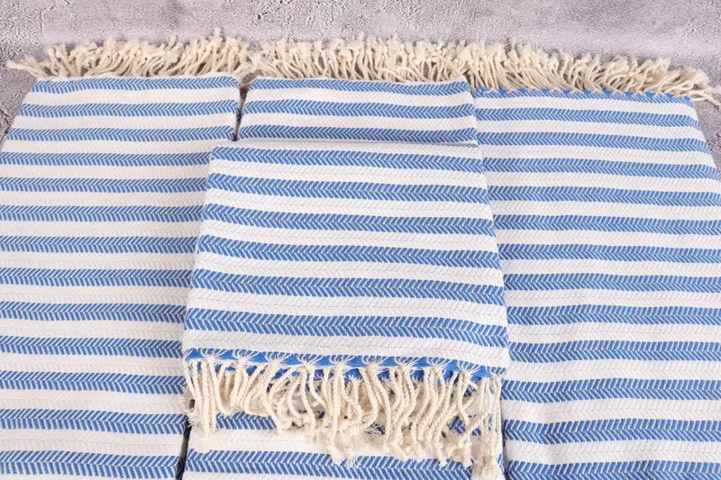 Monogram Turkish Towel, Customized Turkish Towel, Gift For Her, 70x40 Cotton Herringbone Towel, Bachelorette Party Decorations, Bridal Shower Favor - 4