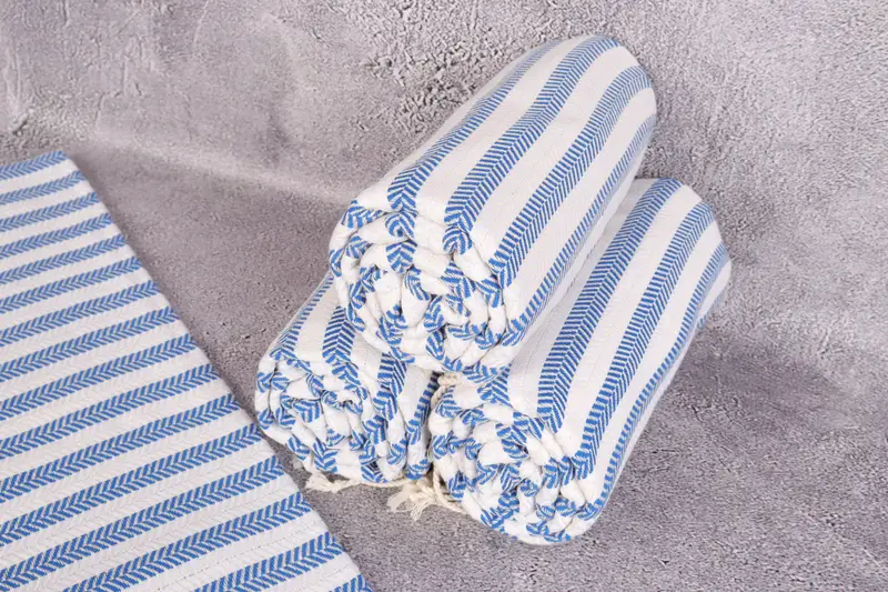 Monogram Turkish Towel, Customized Turkish Towel, Gift For Her, 70x40 Cotton Herringbone Towel, Bachelorette Party Decorations, Bridal Shower Favor - 8