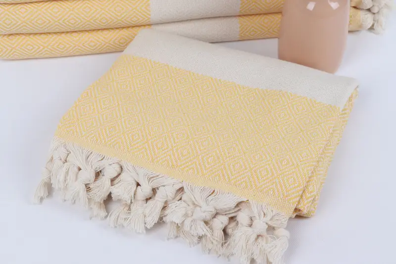 Custom Towel, 70x40 Cotton Diamond Towel, Personalized Bridesmaid Gift, Customized Towels, Girls Weekend Favors, Beach Towel Gift, Custom Name Towel - 5