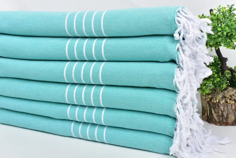 Bridesmaid Gifts, Bachelorette Party Gift, Turkish Bath Towel Set, Personalized Bridesmaid Gift, Personalize Gift, 70x40 Cotton Striped Towel - 3