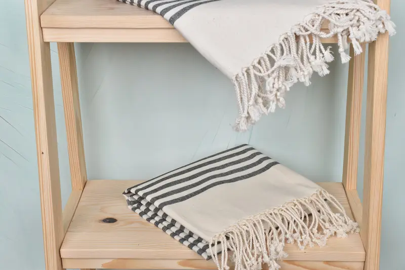 70x40 Cotton Striped Towel, Personalized Gifts, Organic Towel, Turkish beach towel, Home Decor Towel, Custom Towel Beach, Bridal Shower Favors - 5