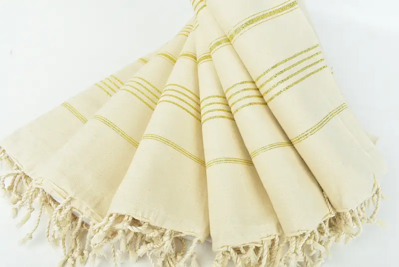 70x40 Linen Striped Towel, Absorbent towel, Bridesmaid Gift, Bachelorette Party Gifts For Bride, Beach Towel Bulk, Bachelorette Party Favor - 4