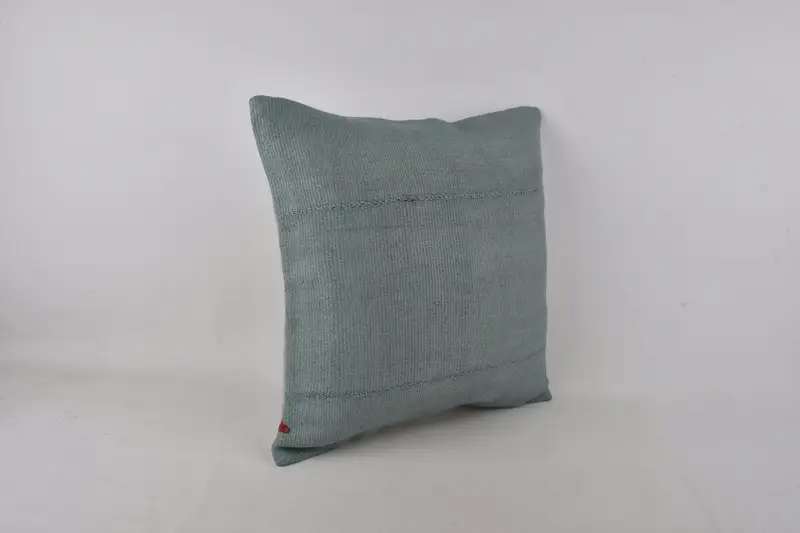 Throw Kilim Pillow, Tapestry Pillow Cover, Cushion Case, 24x24 Gray Pillow, Vintage Throw Pillow Case, Kilim Pillow Cover, Antique Pillows - 2