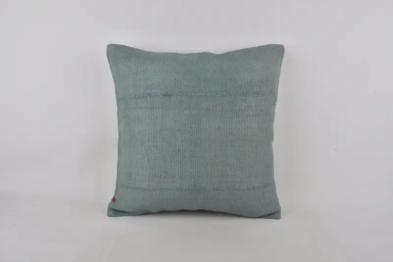 Throw Kilim Pillow, Tapestry Pillow Cover, Cushion Case, 24x24 Gray Pillow, Vintage Throw Pillow Case, Kilim Pillow Cover, Antique Pillows - 1